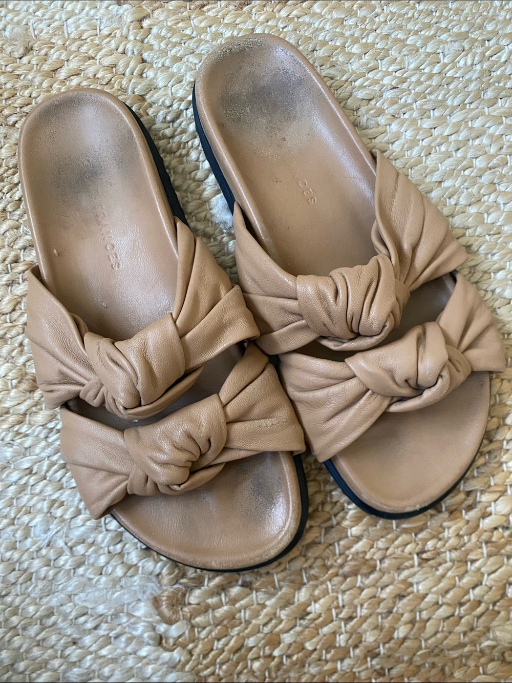 Dear Frances Tye Slide in Tan, 37